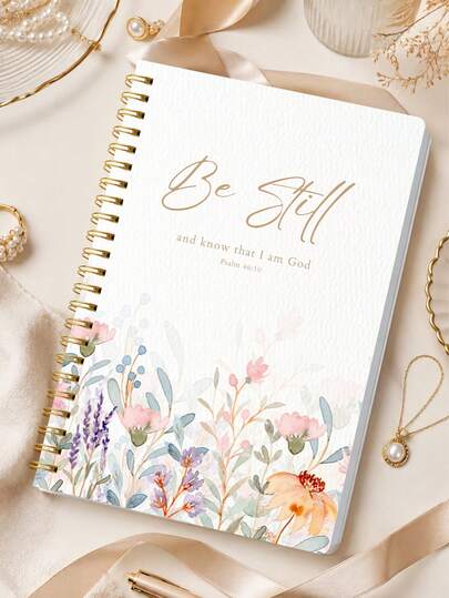1pc A5 Bible Study Notebook, Spiral Sermon Notes Journal With Scripture, Main Thoughts & Application, Halloween Notebook, Office Decor And Accessories, Nurse Essentials, Bible Study Materials
