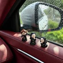 Prayer 3-Piece Car Ornament/Creative Car Interior Decoration High-End Accessory/Personalized Dashboard Funny Stress Relief Item - Prayer for 3 People - View 5