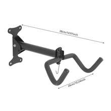 Wall Mount Bike Stand Wall Bicycle Storage Rack Adjustable Bicycle Holder Max Load Capacity About 30kg/66.14 Lbs - Black - View 8