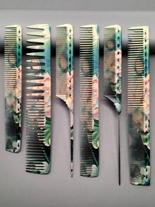 Pointed Tail Comb, Men's Hair Comb, Women's Hair Comb, Multiple Styles Available, Salon Professional Hair Comb, Hairdresser Cutting Comb, Home Hair Styling Comb - Multicolor - View 12