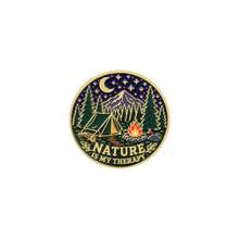 Outdoor Adventure Enamel Pin Set, Cryptid Support Group, Bird Nerd, Leave No Trace, Nature Lapel Brooch Backpack Decor, Unique Gift For Outdoor Lovers - Multicolor - View 14