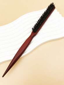 5/3/2/1 Hair Styling Updo With Curls And Volumizing Texture - Three Rows Of Teasing Comb - Brown - View 6