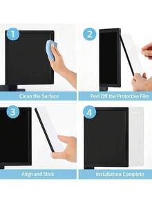 Papan Memo Monitor Akrilik, Ideal untuk Dekorasi dan Aksesori Kantor, Sempurna untuk Pengorganisasian Meja dengan Aksesori Meja Kantor dan Kebutuhan Penyimpanan - Rectangle - View 6