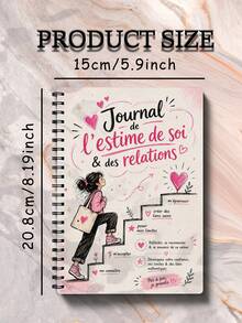 French Version Self-Worth & Relationships Journal For Self-Love, Confidence Building, Positive Self-Talk, Emotional Check-Ins, Boundary Reflection And Healthy Connections For Overthinkers, People-Pleasers And Personal Growth Seekers - A5 - View 8