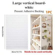 熱銷家居用品，僅與本店洞洞板相容，不相容於任何其他洞洞板。Basic Living 1件裝免鑽孔壁掛洞洞板，多組合套件配件，適用於工作台/廚房/辦公室/手工室/浴室 - 白色 - 查看 47