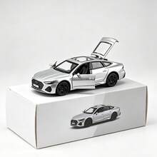 New RS7 Simulation Model - Exquisite Model Ornament - Three Doors Openable - Hatchback Trunk - Realistic Replica Model - Suitable For Office Decoration Collection - Exquisite Collectible Ornament - Home Decor - Gift Giving - Multicolor - View 1