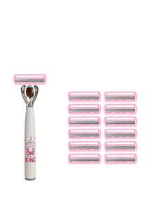 37pcs,Womensrazor,Razor,Facerazor,Hairremovalforwomen,Multiblade,Replacementblades,Pink,Smoothshave,Homeuse,Personalcare,Bodygrooming - Upgraded Version - View 13