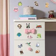 somoving 100pcs Animals Stickers Pig Bird Capybara Aesthetic Decal For Laptop Skateboard Luggage Decorative Sticker - Multicolor - View 11