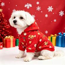 Hoodie Natal Baru untuk Hewan Peliharaan, Pakaian Natal Anjing - MultiWarna - View 11