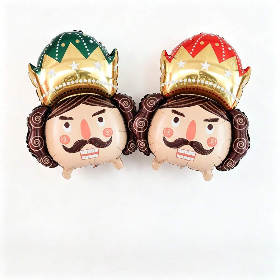 Christmas Nutcracker Soldier Balloon Nutcracker Guard Balloon Suitable For Christmas Party Decoration New Year Toy Balloon - Multicolor - View 1