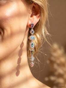 Fashion Zirconium Dangle Earrings With Retro Charm - Women's Ear Studded Earrings - Earring - View 3