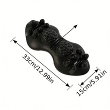 黒色の背中マッサージ器 - ブラック - チェックする 5
