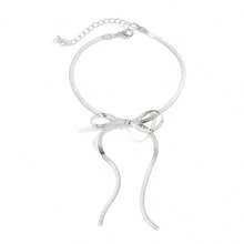 Minimalist Cool Style Bowknot Long Anklet Fashion Versatile Chain - Multicolor - View 9