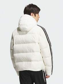 Adidas Men's 3S PUFF D JKT Down Jacket Thick Down Jacket - Short KC2494 - White - View 5