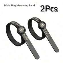 2Pcs Ring Sizer US Size, Finger Size Adjuster, Standard Soft Tape, Reusable Ring Size Measurement Tool With Magnifier, US1-17, Valentine's Day Ring Size Measurement - Multicolor - View 16