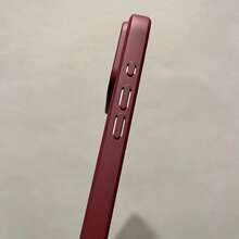 Liquid Silicone Phone Case With Camera Protection, Soft Rubber Sleeve, Microfiber Lining, Shockproof Protective Phone Case Compatible With Iphone 18 Pro 18 Pro Max, 17 Pro Max 16 Pro Max 15 13 14 Plus 11 12 Mini XS Max 7 8 Plus SE 2020 SE 2022 6 Plus 6S - Burgundy - View 7