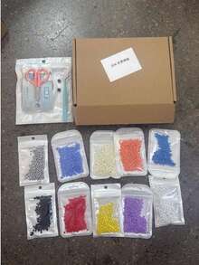 1 Box Fantasy Animal 3D Beaded Handmade Kit, Includes Dragon, Phoenix, Unicorn, Owl Beaded Designs, Contains Colorful Beads And Instructions, No Glue Needed, Adult DIY Creative Jewelry Making Set, Holiday Gift, Decorative Ornament - Multiple Styles - View 11
