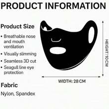 1pc Unisex Elastic Cool Breathable Water-Drinking Face Mask, Summer Outdoor Sports Sun Protection Mask Suitable For Hiking, Cycling, Running And Multiple Fitness Activities - Multicolor - View 7