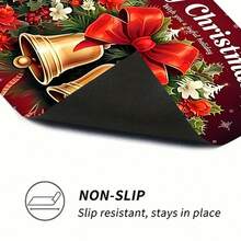 1pc Christmas Themed Printed Pattern Dish Drying Mat, Kitchen Countertop Bowl & Plate Rubber Bottom Drying Pad, Party Decoration, Super Absorbent Hidden Stain Dish Drying Mat, Soft Diatomaceous Earth With Rubber Backing Multi-Functional Kitchen Home Mat, Quick Dry Mat For Coffee Machine & Dish Rack, Kitchen Countertop Coffee Mat & Dish Drying Pad - LL LSD012 - View 8