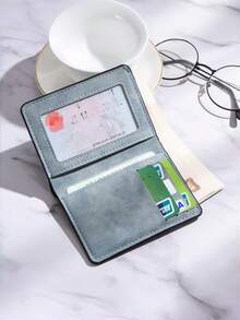 1 buah Dompet Kartu Kredit Kulit PU Ultra Tipis, Desain Kompak, Gaya Minimalis, Dompet Saku Depan, Cocok untuk Pria Menyimpan Uang Tunai, Kartu Kredit, SIM dan Lainnya - MultiWarna - View 4