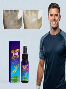 Goalkeeper Glove Grip Spray, Fine Mist Even Application, Compact And Portable For Quick Re-Application. All-Weather Field Compatible, Effectively Enhances Glove Friction, Strengthens Ball Grip, Reduces Ball Slippage, Suitable For Training And Matches, Easily Improves Goalkeeper Equipment Performance. - A - View 3