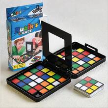 1pc 2-Player Sliding Puzzle Competitive Game Interactive Desktop Set - Multicolor - View 9