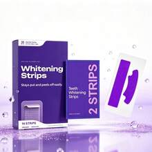 PAP+ Purple Dry Teeth Whitening Strips, Pembersihan Mendalam, Napas Segar, Strip Pemutih Gigi Ungu Portabel untuk di Rumah & Bepergian - Strip pemutih gigi - View 9