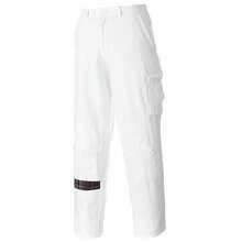 Portwest Mens Painting Work Trousers - White - View 1