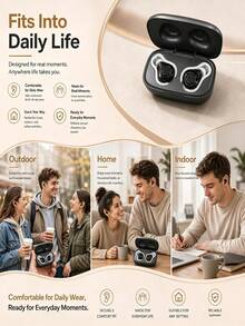 Long Lasting Rechargeable In Ear Sound Booster Portable Audio Amplifier Adjustable Volume Noise Suppression Lightweight Wearable Sound Enhancer For Daily Life Travel Watching TV Chatting With People - View 6