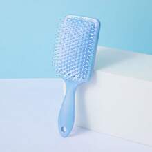 Miniso Disney Stitch Paddle Hair Brush, Cute Cartoon Air Cushion Detangling Comb, Blue Anti‑Static Massage Hairbrush For Girls - Baby Blue - View 4