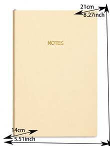 Morandi Solid Color Soft Leather Notebook, Thickened Dolin Paper No-Bleed Journal, Student Learning Note-Taking Lined Notebook - Multicolor - View 8