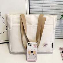 2026 New Minimalist Versatile Student Shoulder Bag Tote Bag For Class And Commute Casual Large Capacity Oxford Bag For Women - Multicolor - View 8