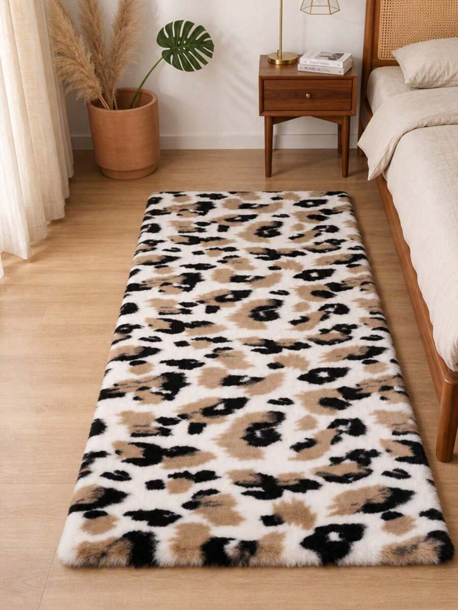 Karpet Lembut dan Berbulu Motif Leopard, Untuk Kamar Tidur, Ruang Tamu, Ruang Belajar, Kantor, Karpet Kamar Tidur Mewah, Anti Selip, Karpet Lucu, Karpet Bulu Imitasi, Karpet Ruang Tamu, Karpet Kamar Tidur, Karpet Samping Tempat Tidur, Karpet Dekoratif, Karpet Berbulu, Dekorasi Kamar Tidur, Dekorasi Ruangan, Dekorasi Musim Gugur, Dekorasi Rumah Musim Gugur - MultiWarna - View 1