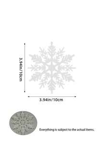 1 Pack 19.7 Inch Shiny Silver & Gold Christmas Sequin Icicle Hanging Decor, Christmas Tree Wedding Home Party Decoration, Fireplace Decoration, Party Backdrop Decoration, Home Decor - Multicolor - View 10