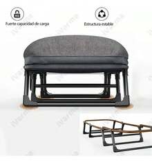 Silla Camastro Plegable Ajustable con Colchón, 6 Niveles de Inclinación, Catre de Viaje 200x64x30cm, Estructura de Acero, Tela Poliéster 600D, Resistente hasta 150kg para Camping, Jardín, Playa y Pesca - Negro - Ver 5