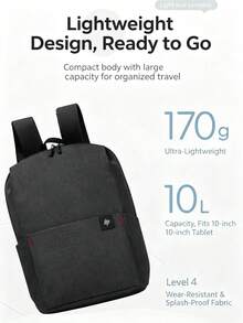 HP Unisex Commuter Backpack, Sports Casual School Bag, Large Capacity Waterproof Laptop Bag, Lightweight Travel Backpack - View 11