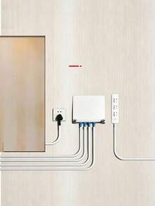 78.74/39.37 Inch Wall-Mounted TV Cable Cover, Floor Cable Management Strip - Flexible Self-Adhesive Cable Cover With Side Opening, Suitable For TV Cables, Easy To Install, Suitable For Home Office Cable Management - Multi-color - View 10