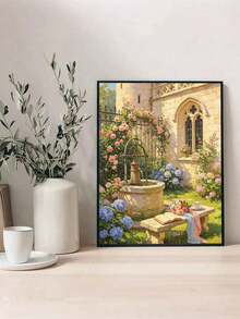 DIY Digital Oil Painting Kit - Garden Theme, Suitable For Beginners Canvas Art Handmade Painting Craft, Living Room Bedroom Home Decor, Holiday Gift, Includes Painting Tools - Sets - View 3