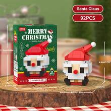 2026 Christmas Advent Calendar Building Block Set, Suitable For Christmas Model Building Micro Particle Block Kit, Christmas Party Gift, Suitable For Children 6 Years And Above - Multicolor - View 18