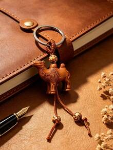Wood Animal,Camel Charm Keychain,Bag Charm,Key Ring Accessories Gifts For Car,Women Vacation Accessory Gift,Backpacks,Hand Bag,Diwali Gift,Eid Al-Fitr - Multicolor - View 10