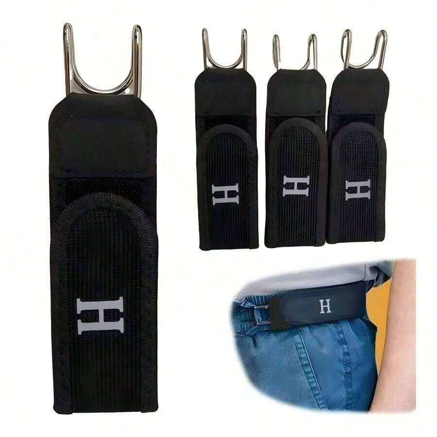 1/2/4 cái móc thắt lưng không khóa, dây thắt lưng co giãn không khóa, cho thiết bị chiến thuật mang theo hàng ngày, hệ thống khóa thắt lưng tàng hình điều chỉnh được, gắn vào đai quần