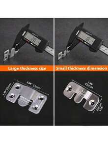 20/10 件嵌入式安装支架、互锁相框挂钩、重型挂画五金件、互锁家具连接器、组合沙发连接器、床头板壁挂五金件（10 件，含 20/40 件螺丝） - 銀色 - 查看 10
