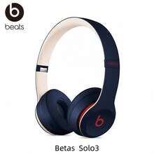 Headphone On-Ear Nirkabel Beats Solo3 - Chip Headphone Apple W1, Bluetooth Kelas 1, Waktu Mendengarkan 40 Jam, Mikrofon Terintegrasi - Academy Blue - View 2