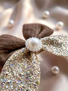 2/6/10pcs/Set Shiny Rabbit Ear Bow Hair Clips, Cute Sweet Hair Accessories - Suitable For Girls And Women, Applicable For Daily Wear And Vacation - Multicolor - View 5