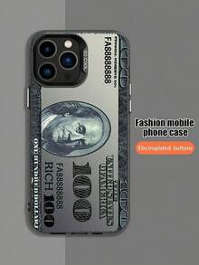 100 Dollar Bill Phone Case RICH Funny Pattern Compatible With IPhone 17/17 Pro/17 Pro Max/16/16 Pro/16 Pro Max/15/15 Pro/15 Pro Max/14/14 Pro/14 Pro Max/13/13 Pro/13 Pro Max/12/12 Pro/12 Pro Max/11/11 Pro/11 Pro Max Also Compatible With Samsung Series Phones - Multicolor - View 6