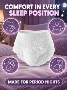 5/16/36pcs Women's Period Panties, Comfortable & Soft, Ultra-Thin & Breathable, Suitable For Various Body Types, Leak-Proof & Absorbent, Perfect For Period Travel Or Business Trips - Menstrual Pants - View 8