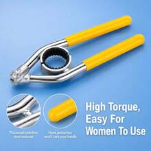 Tatukiko Aerator Wrench Carbon Steel Alloy Non-Slip Installation Tool Kitchen Bathroom Faucet Aerator Removal Wrench - Yellow - View 7