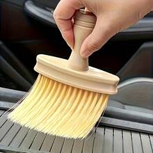 1pc Multifunctional Manual Dusting Brush, Multifunctional Computer Cleaning Brush Soft Bristle Keyboard Cleaner, Corner And Crevice Dusting Tool Reusable And Durable - Suitable For Living Room, Bedroom, Car Interior And Windowsill - Plastic Household Cleaning Tool, No Power Required (Random Model) - A - View 12