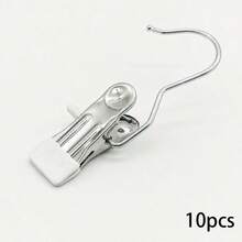 Multi-Color Adjustable Clips, Non-Slip And Non-Marking Clips, Brushed Metal Pants Clips, Portable Shoe Drying Clips, Multi-Functional Clips, Suitable For Home And Clothing Store Use, Dormitory And Holiday Decoration - Multicolor - View 10