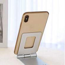 Portable Foldable Aluminum Alloy Phone & Tablet Stand, 180° Adjustable Desktop Phone & Tablet Holder, Compact Non-Slip Phone Base, Suitable For Desktop And Travel Use - Multi-color - View 6